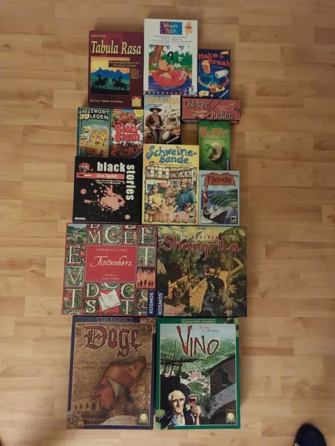Gesellschaftsspiele Sammlung / Spiele Konvolut / Brettspiele / Kosmos