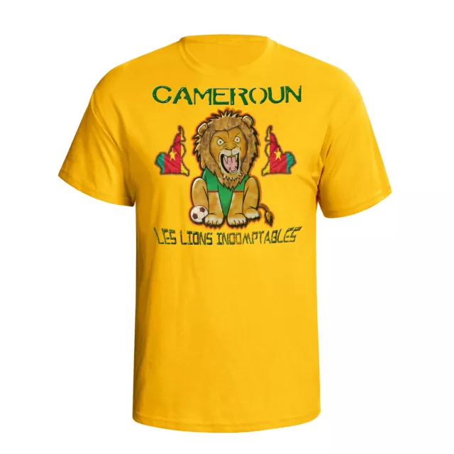 CAMEROON Football T-Shirt World Cup Mens Womens kids Africa Kit Lions Gift 2022