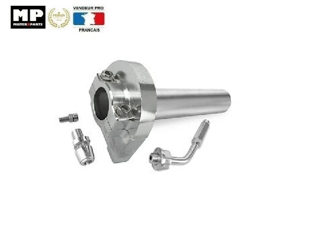 Poignée De Gaz tirage Rapide Universel Moto Alu , Couleur Alu