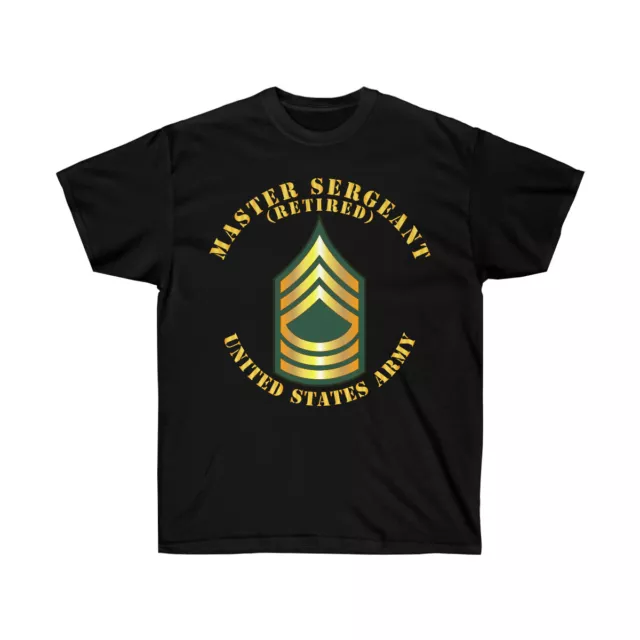 Classic - Unisex Ultra Cotton Tee - Army - Master Sergeant - MSG - Retired