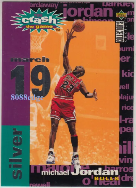 Michael Jordan (Basketball Card) 1995-96 Upper Deck Collector's Choice -  Michael Jordan He's Back Crash the Game #M4