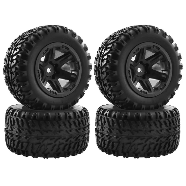 4 piezas neumático de 104 mm hexagonal 12 mm para GB H16 16207 16208 16209 16210 1/16 RADIOCONTROL CA J4F2