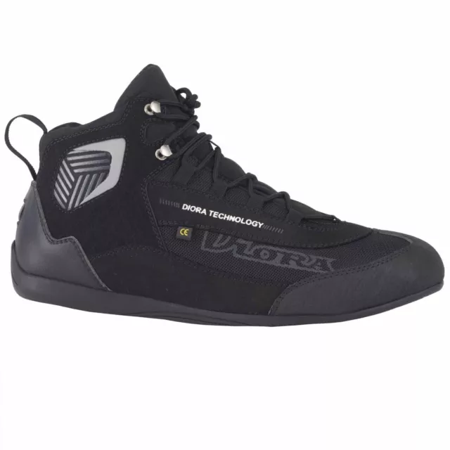 Diora Darwin Waterproof Motorbike Motorcycle Urban Touring Paddock Boots Black