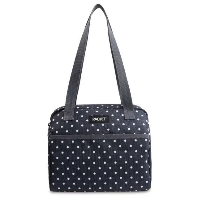 Packit Freezable Hampton Lunch Bag - Polka Dot Packit Freezable Hampton Lunch Bag - Polka Dot