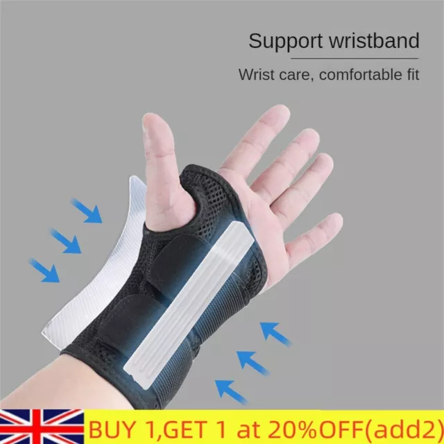 New Wrist Hand Support Brace Splint Carpal Tunnel Sprain Arthritis Pain