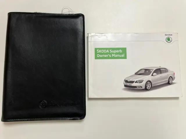 Skoda Superb Owners Manual And Wallet 2013-2017 Manual Guide Handbook