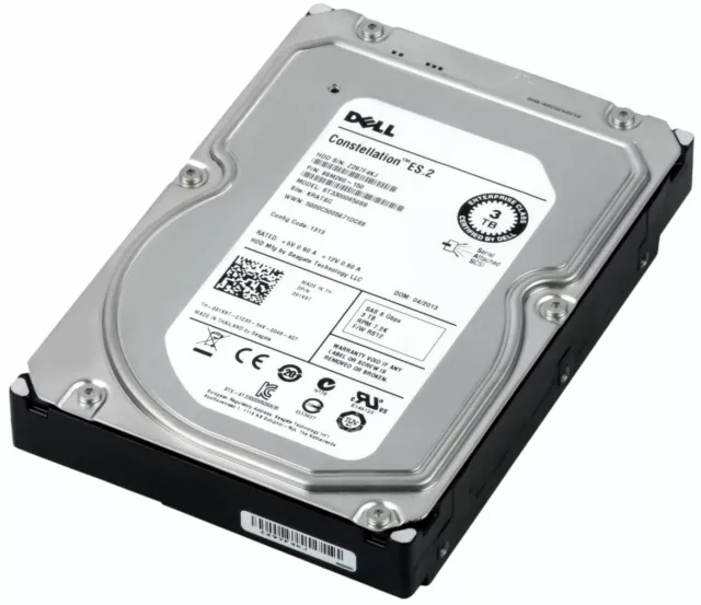 Disque Dur Dell Constellation ES.2 091K8T 3TB 64MB SAS 7200U/Min 3.5 " Pouces