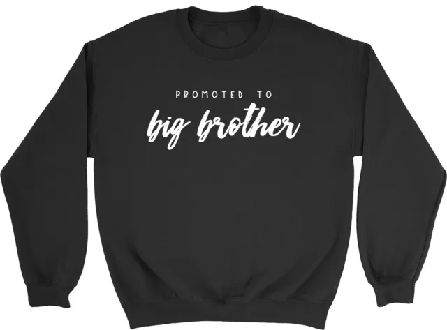 Promoted to Big Brother Boys Kids Childrens Jumper Sweatshirt