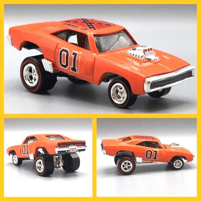 ZINGERS ! CUSTOM GENERAL LEE HOT WHEELS Dukes of Hazzard 1969 69