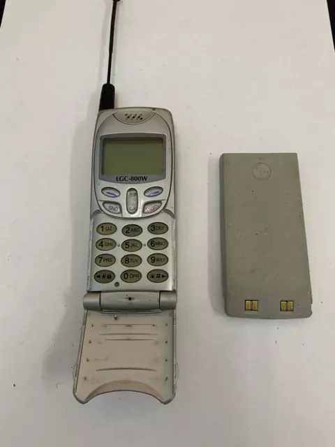 lg lgc-800w flip phone untested