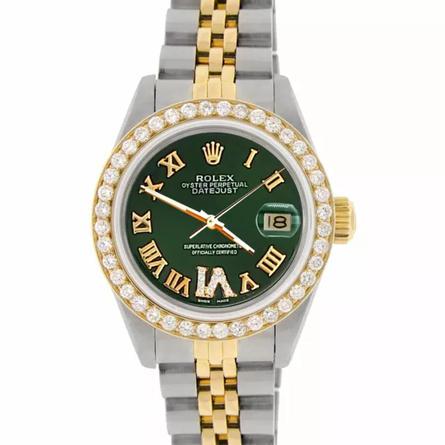 Rolex donna verde sale