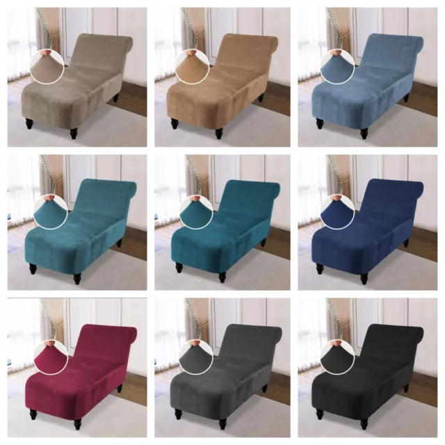 Chaise Lounge Cover Recliner Chair Slipcover Stretch Armless Lounge Chaise Chair