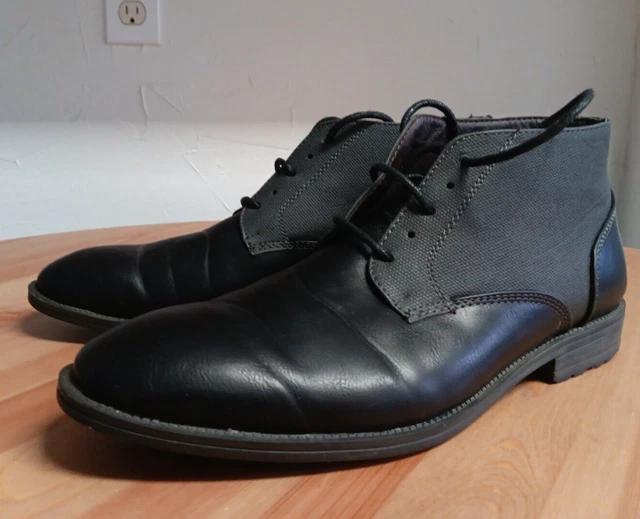 ANDREW FEZZA MEN’S Formal Casual Dress Flat Shoes Size 10 Pre Owned £18