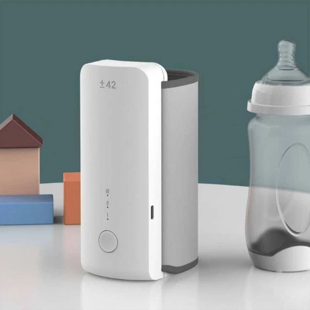 Rechargeable Baby Bottle Warmer Travel Heater Bag Pouch Feeding Thermostats USB