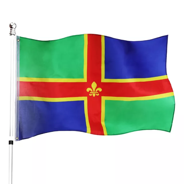 Lincolnshire County Flag 5X3Ft Large Polyester Flag Indoor Outdoor Decoration