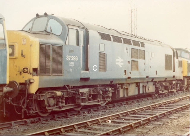 BRITISH RAILWAY B.R Photograph Class 37 - 37293 Severn Tunnel Jct 05/06 ...