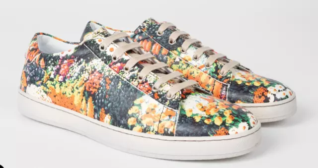 Paul Smith Men's 'Seed Packet' Floral 'Hassler' Leather Sneaker 9 US NEW $495 2