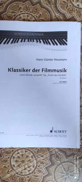 Noten Musik Buch Klassiker der Filmmusik Klavier Vom Winde Verwehrt... 2