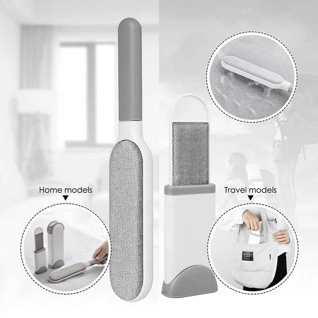 Reusable Sofa Clothes Lint Cleaning Brush Self Cleaning Pet Dog Cat Hair Remover 2