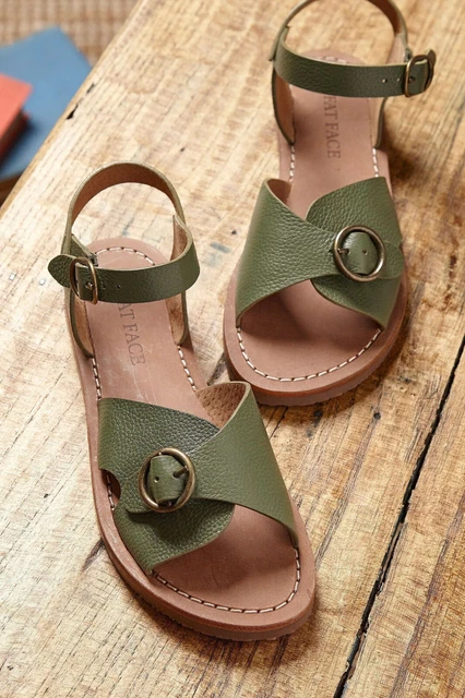 NEW SIZE 6 UK Fat Face Green Sian Leather Sandals Fatface 34.99 PicClick UK