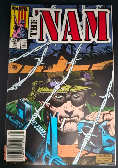 THE 'NAM Marvel Comics No. 30 "Bunker" 1989 Doug Murray RAW 2