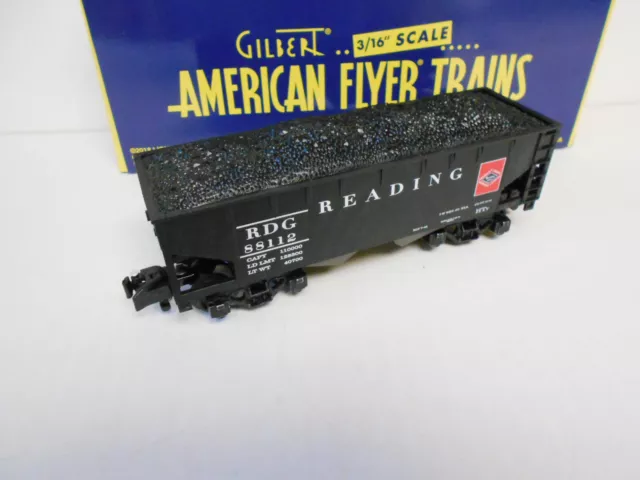 AMERICAN FLYER 6-44107 READING 2 BAY HOPPER S GAUGE AF 2 rail train  NEW IN OB