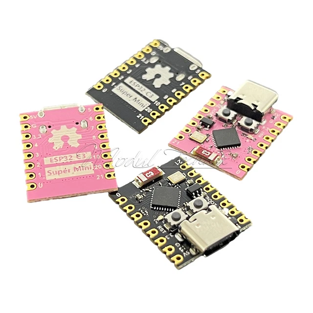 ESP32-C3 SuperMini WiFi Bluetooth Scheda di sviluppo 32 bit RISC-V UART I2C SPI