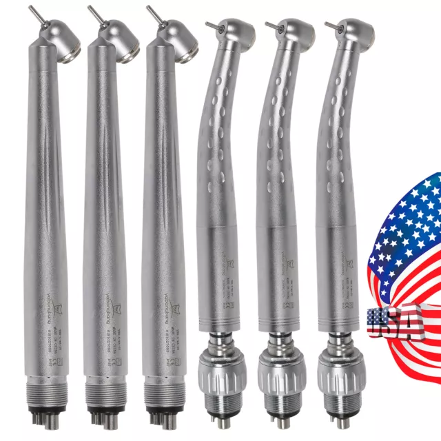 1-3*Dental Torque / 45 Degree Head 4H High Speed Handpiece Fast Air Turbine 2TYS