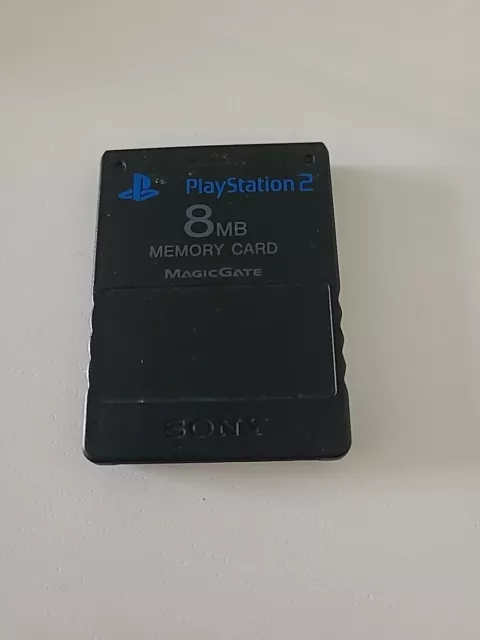 PLAYSTATION 2 SONY MEMORY CARD 8GB PS2 SCHWARZ Speicherkarte