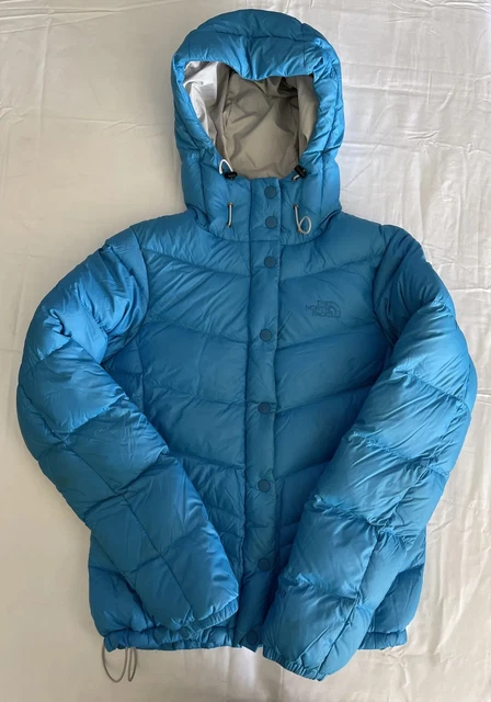 The North Face Women’s Puffer Jacket 700 Series Down Fill Hooded Blue Sz S