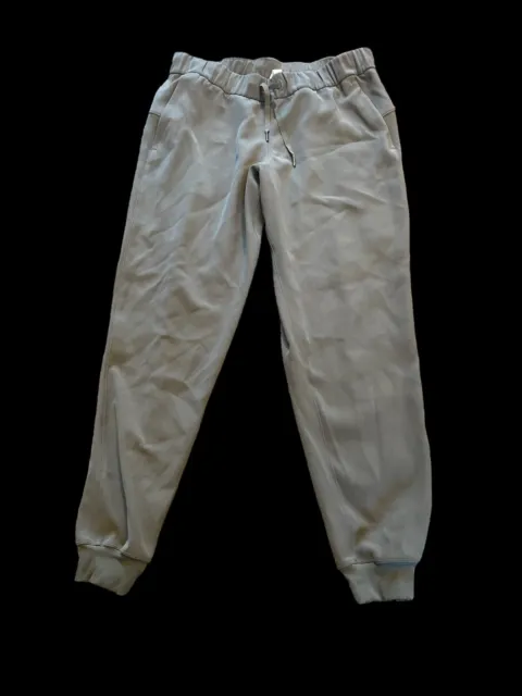 LULULEMON WOMEN'S GRAY Jogger Sweatpants Bottoms Logo Athletic Pants Sz 6  $43.00 - PicClick
