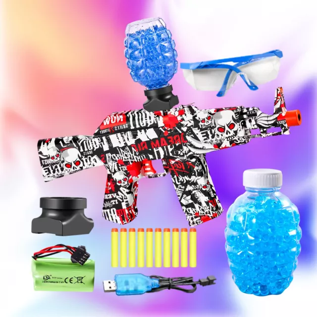 Electric Gel Ball Blaster Eco-Friendly Splatter Ball Blaster Gun Toy  Kids Game