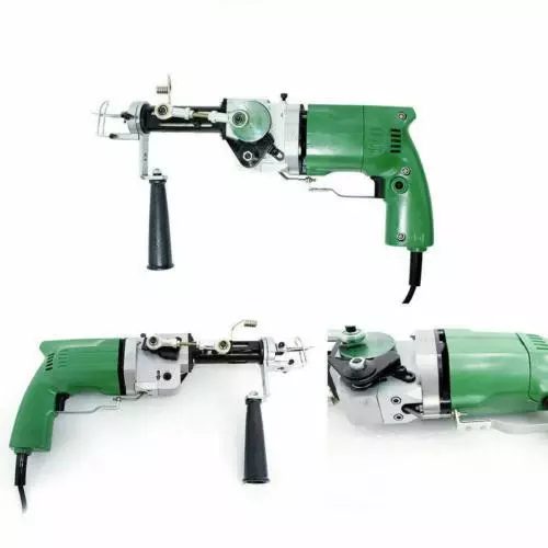 Pistola eléctrica de mechón manual 220 V ZQ-2 máquinas de alfombras 2 en 1 pila de corte y pila de bucle