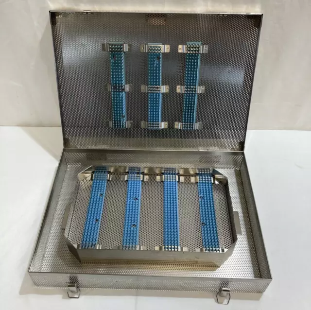 Phelan MFG Corp. 17" x 12.5" x 2.5" Sterilization Tray Autoclavable Case