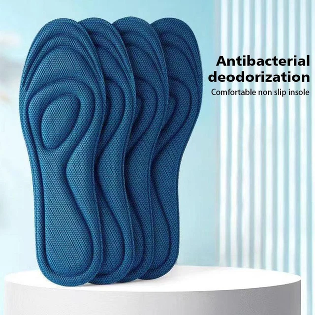 4D Memory Foam Orthopedic Insoles For Shoes Sweat Pa, Shoe Sport Absorption D3L1