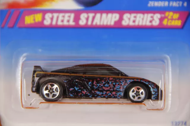 Hot Wheels - 1995 - ZENDER FACT 4 (5SP's, Logo on Wing) - Steel Stamp 2/4 - #287 2