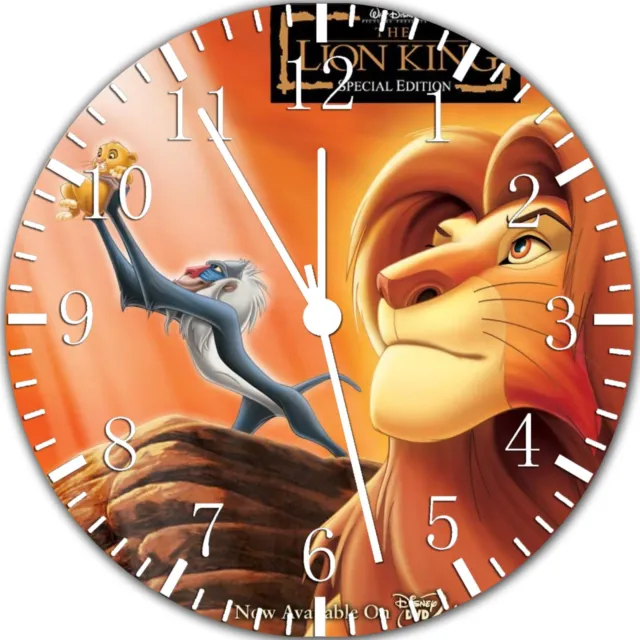 Disney Lion King Frameless sans Bordures Wall Clock Nice Pour Cadeaux Ou Décor