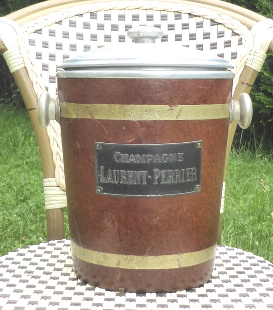 ANCIEN SEAU A Champagne De Marque Laurent Perrier En Inox EUR 60,00