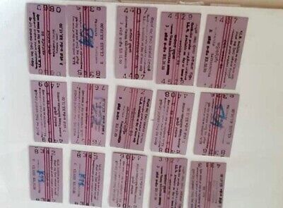 Sri Lanka Old Ceylon British Built Railway Train Tickets Collectors Best Hobby 2