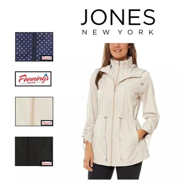 Jones New York Ladies' Packable Rain Jacket Coat - J52