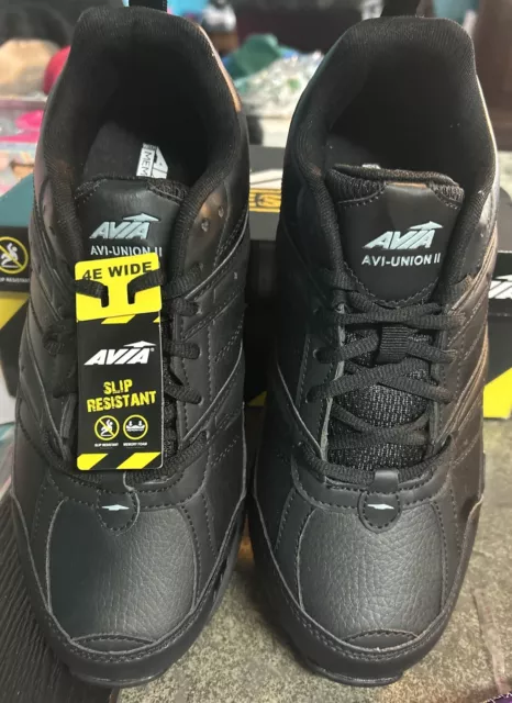 AVIA AVI-UNION II Slip Resistant Work Safety Shoes Men’s Sz 10 4E Wide ...