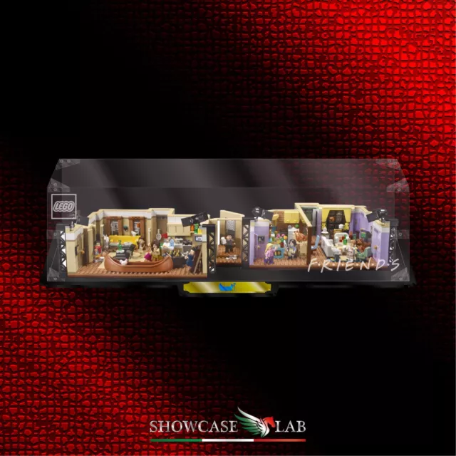 Teca In Plexiglass Acrilico-Showcase- Per Set Lego 10292-Friends- Appartamenti