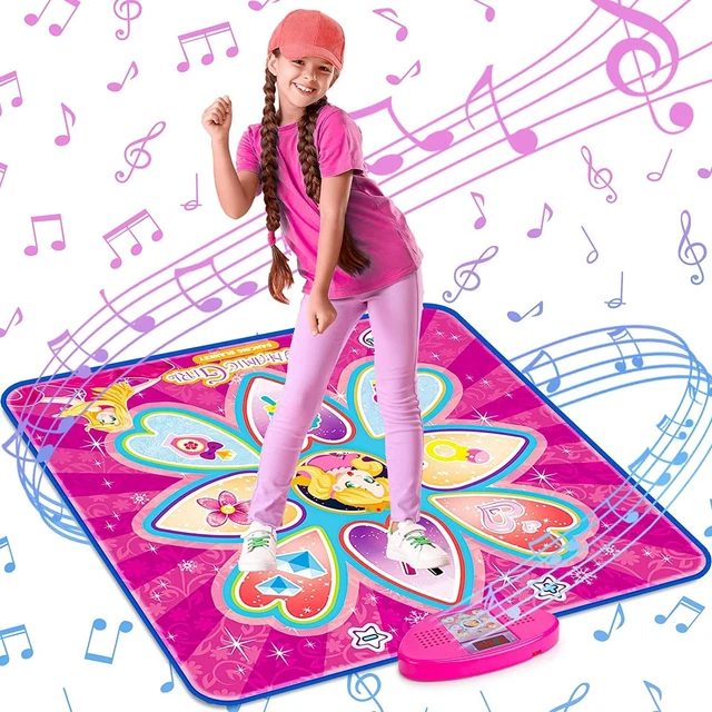 Dance Mat Toys for Girls, Upgraded Electronic Dance Pad with 7 Game Modes, Built
