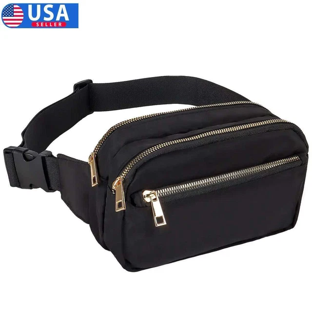 Sling Women Men Fanny-Pack Belt Waist Bag Cross Body Shoulder Sport Pouch Travel
