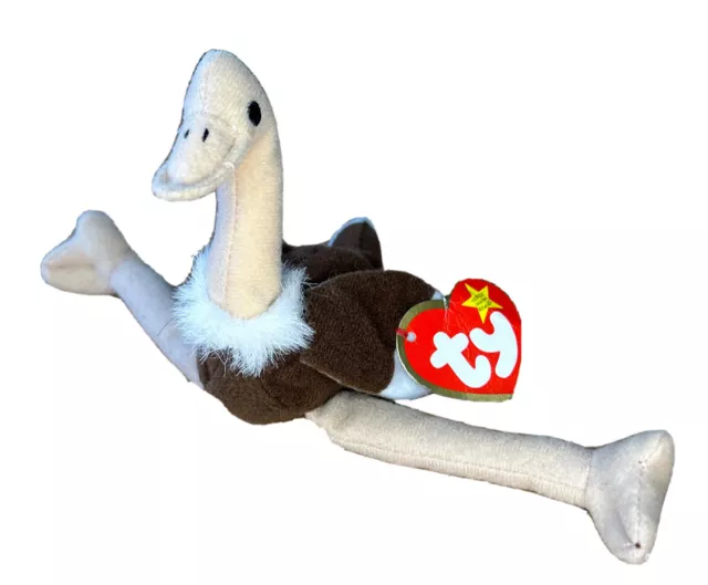 Stretchy the ostrich beanie baby best sale 1993