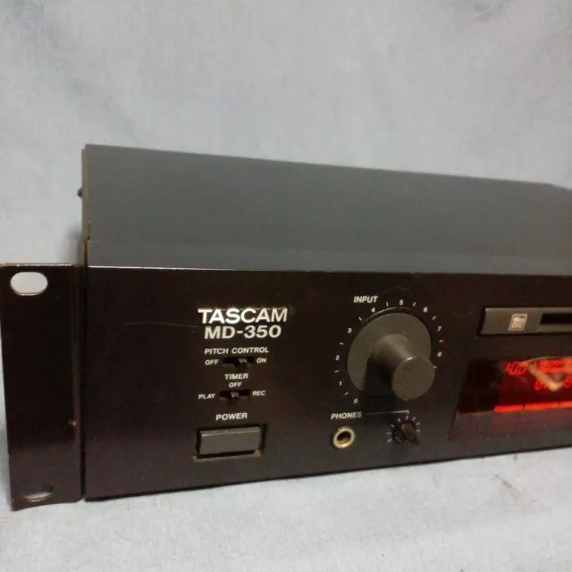 MD-350 Tascam Mini Disc Player Recorder MD Deck good Used