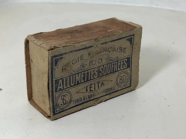 Boîte De Pêche à La Mouche Ancienne En Cuir - Paris Angling Company, Années 1800, Occasion
