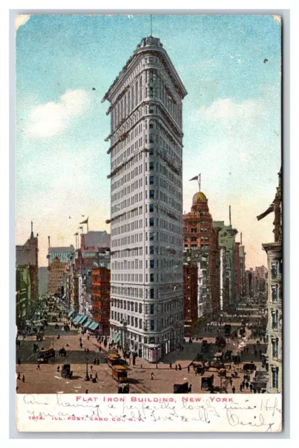 Flat Iron Building New York City NY NYC UDB Postcard w Micah O15