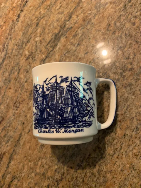 Charles W. Morgan Sailing Ship Nautical Maritime coffee tea cup mug Japan