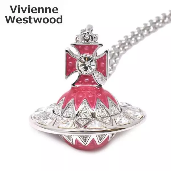 Vivienne Westwood Pendentif Collier 63020190-W166 Aretha Orb Pendentif Argent